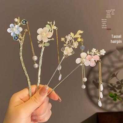 Elegant Fairy Tassel Hairpin: Versatile Hanfu Updo Accessory In Modern Chinese Style