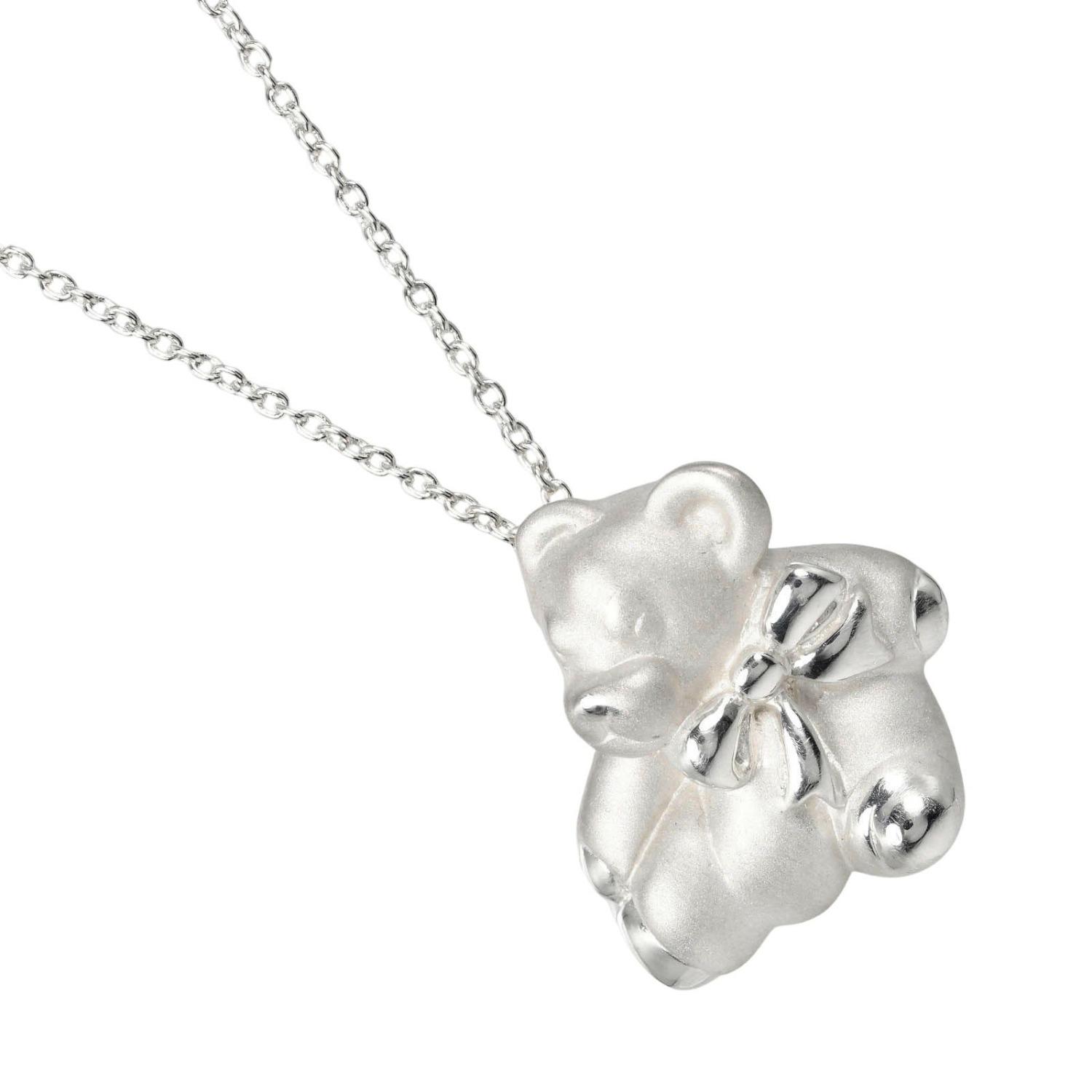 

TIFFANY&Co. Teddy bear Necklace Silver925 5.47g Women Used