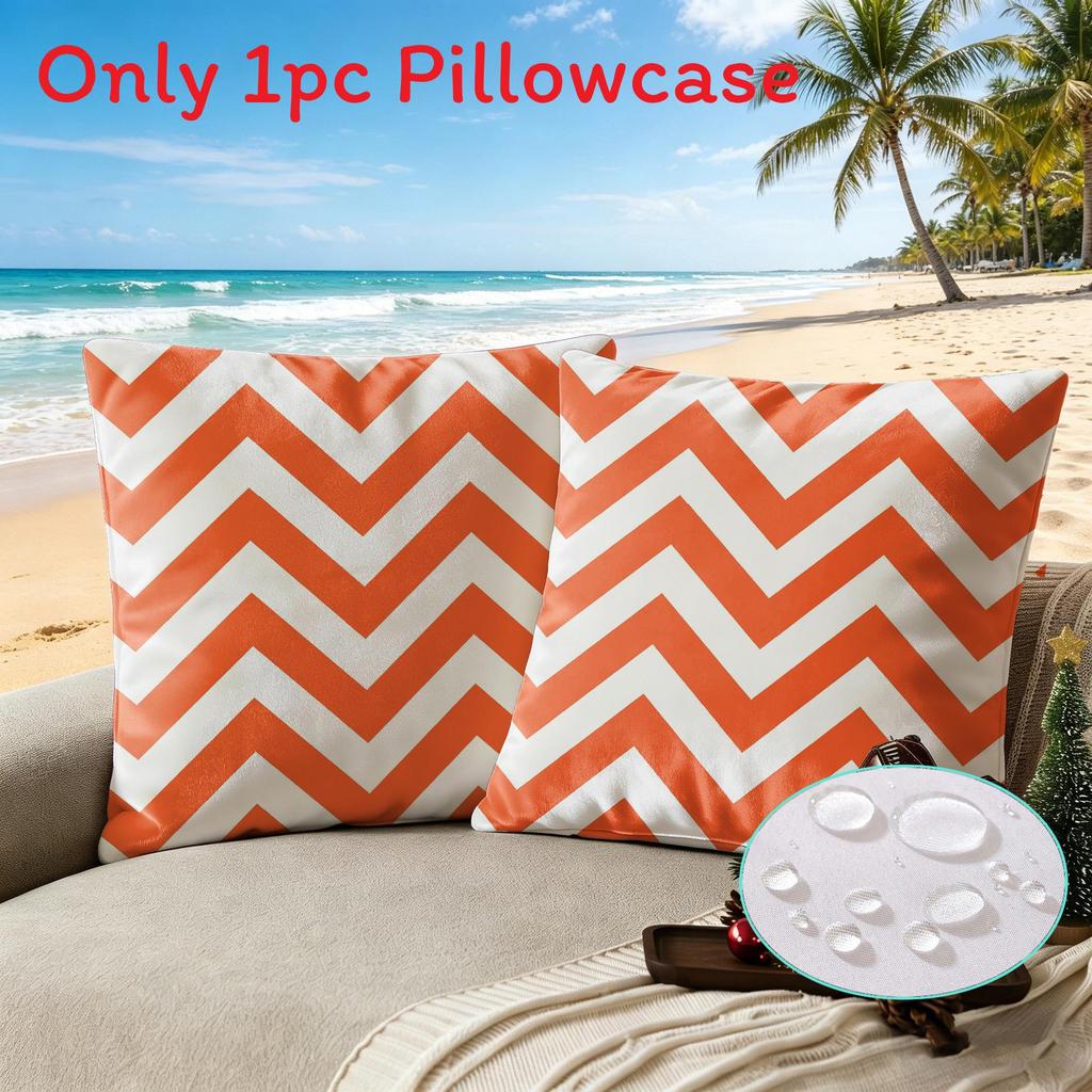 Modern Minimalist Polyester Waterproof Pillow Cover With Digital Print For Living Room Decor