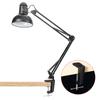 PATIKIL Universal Desk Table Mount Clamp with Adjustable Screws for Hole Microphone Lamp White C-Shaped 7mm/12mm Diameter, Arm, Stand,