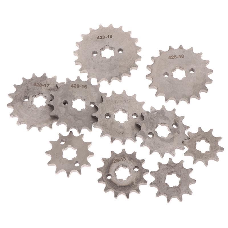 428# 17Mm /20Mm10 11 12 13 14 15 16 17 18 19T Teeth Front Engine Sprocket For Moto Bike Go Kart Atv Quad Motorcycle
