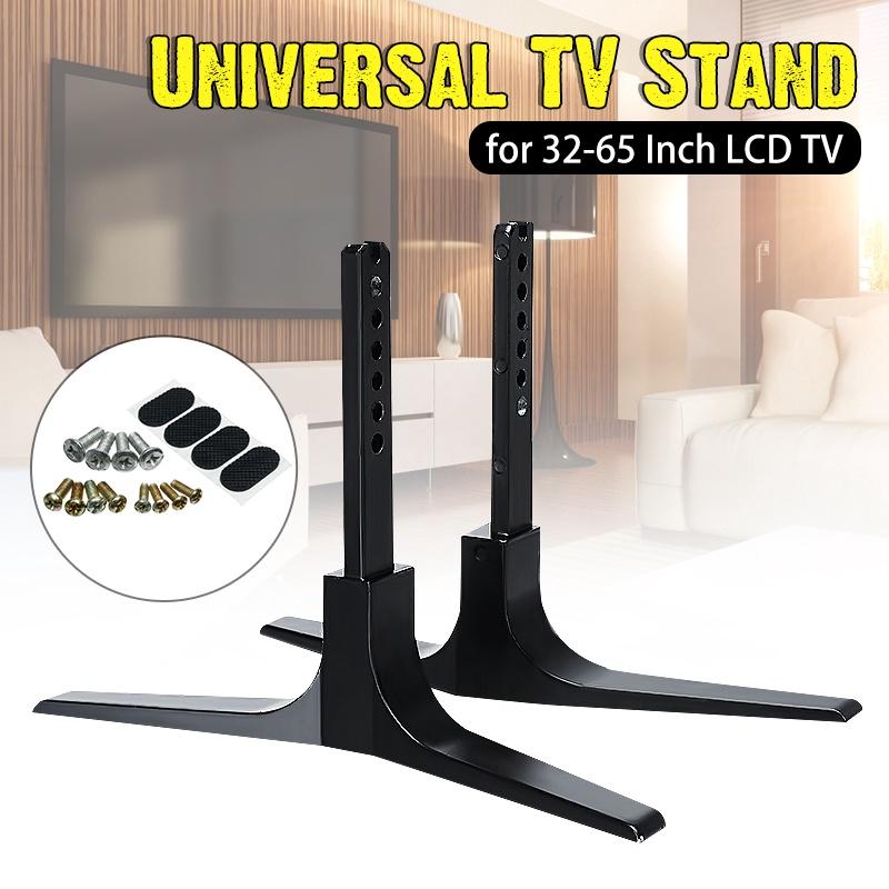 Nastavitelný Univerzální Stojan Držák na TV 240X166X110MM Výška Pro 32-65 Palcové LCD Ploché Obrazovky Stolní Podstavec Snadná Instalace