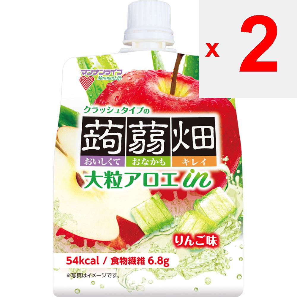 Mannan Life Aloe Vermicelli In Crushed Konnyaku Apple 150g Konnyaku Hatake Jellies Konnyaku Hatake