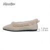 2025 Autumn Winter Short Plush Women's Flats Warm Pointed Toe Slip On Casual Loafers Comfortable Shallow Shoes Zapatos De Mujer