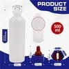Premium-2Pcs 500Ml Calf Nursing Feeder Bottle With Nipple Milk Feeder Feeding Bottles,Farm Goat Calf Sheep Milk Livestock Tools
