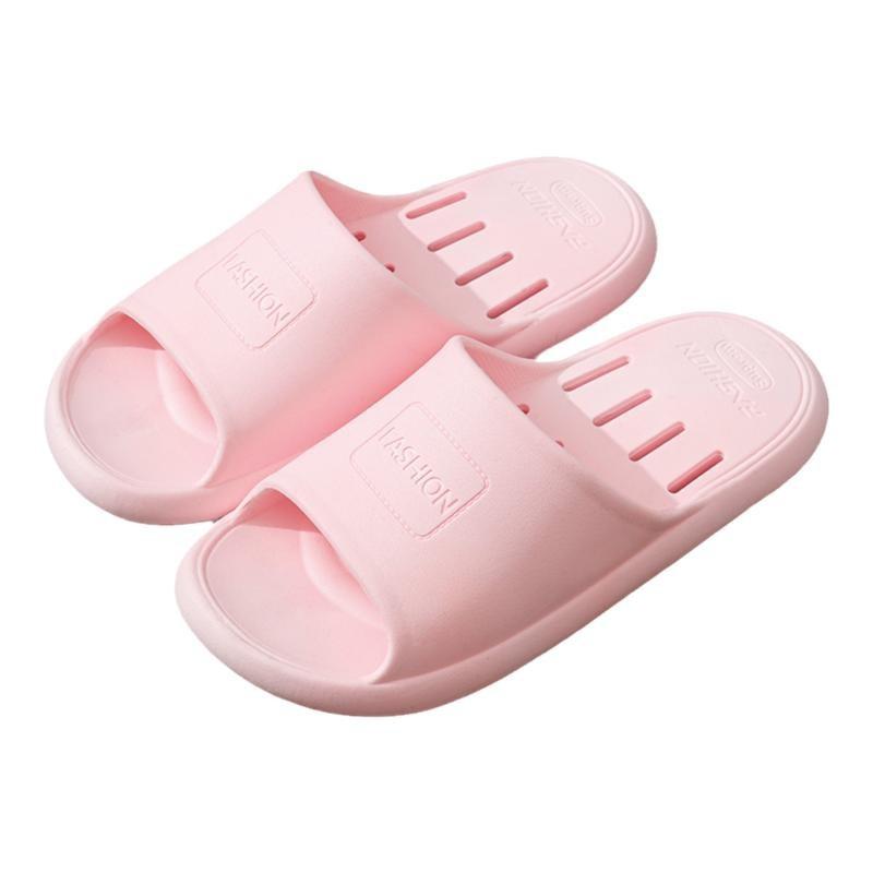 New bathroom leaking cool slippers women's summer couple indoor home home home non-slip stepping on shit feeling external wear men's summer