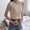 New ArrivalS Open Run Women S baSic Round Neck SleeveleSS Knit Top