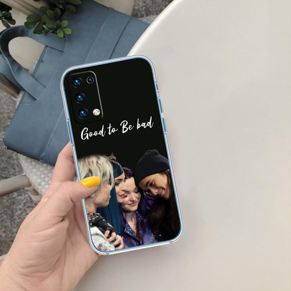 CJ33 Descendants Soft Shell Transparent Phone Case for Samsung Galaxy A04 A04S A14 A23 A34 A54 M23 M33 M52 M53