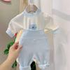 Baby 20308 High Waist Thickened Autumn & Winter Set: Protective Top & Pants