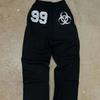 European and American street digital print Y2K men's and women's loose and personalized hip-hop casual pants