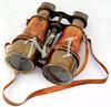 Vintage Binocular Folding Monocle Telescope Spyglass Solid Brass Antique Finish