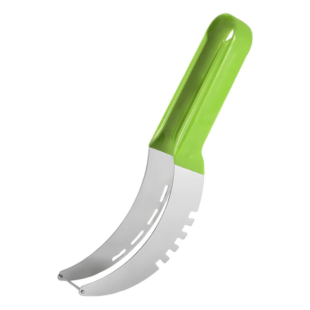 Watermelon Artifact Slicing Knife Stainless Steel Knife Corer Fruit  Vegetable Tools Watermelon Fruit Clip kitchen Accessories
