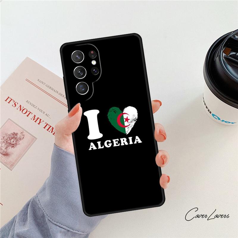 Algeria Flag Algerian phone case For Samsung Galaxy S24 S25 S23 S22 Ultra Note 10 20 Plus S20 S21 FE Cover