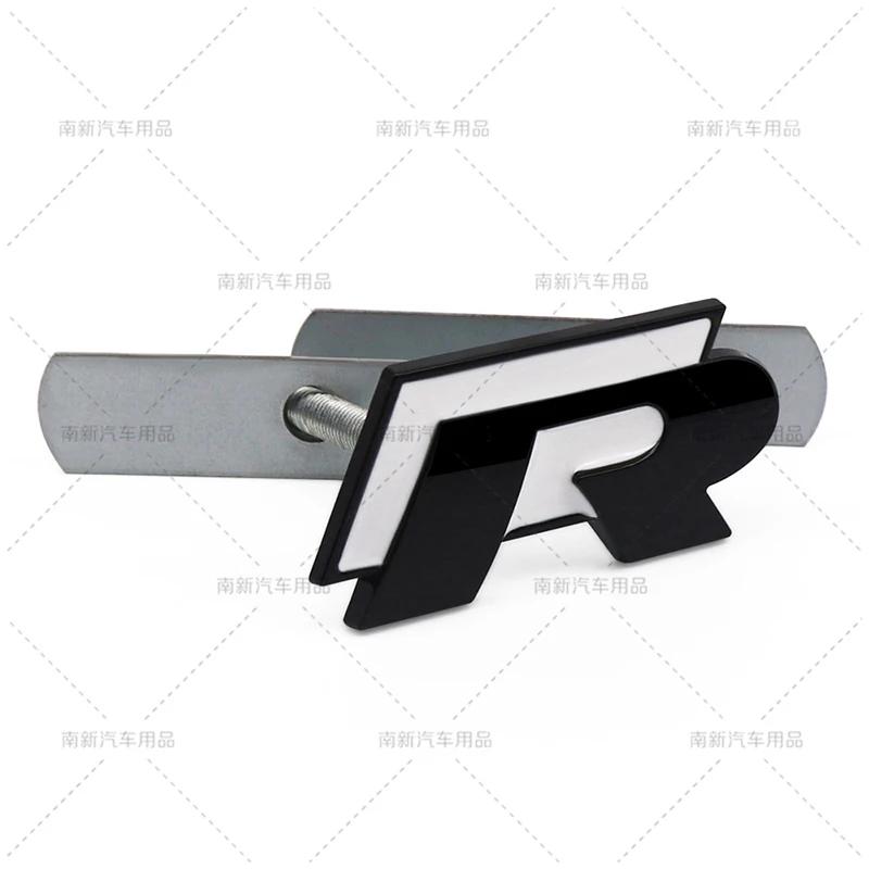 BHD1 GOLF VW For VOLKSWAGEN VW 2026 New 3D Metal R Grill Emblem Badge R line Grille Stickers For Volkswagen VW R Rline Bora Golf GTI