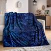 1pc Abstract Patterns Rune Blanket, Lightweight Flannel Throw Blanket for Sofa, Bed, Travel, Camping, Living Room, Office, Couch, Chair, and Bed