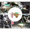 E8012S FD0002 P60430 EP12S Durable 12V Electric Inline Low Pressure Fuel Pump Kit with 2M Fuel Line Fuel Filters Hose Clamp Gold