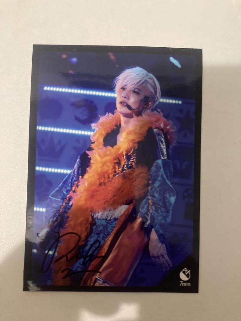 [USED] 7m!n Hinode Riku Autographed Photo