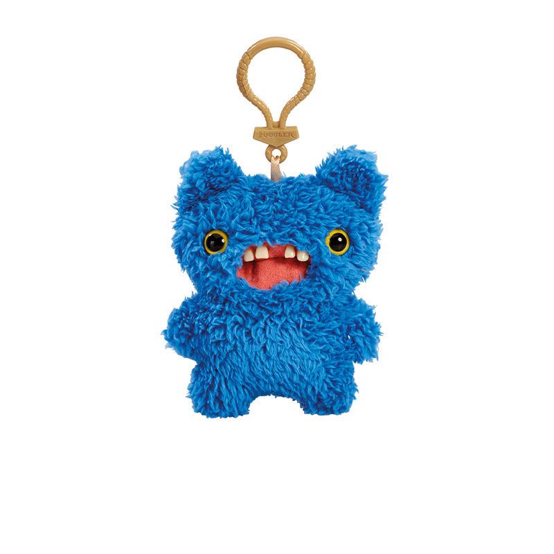 Portachiavi Peluche Fuggler Cartone Animato Mostro Denti Divertenti Bambola Ripiena Coniglio Ciondolo per Borsa Regali