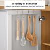 Storage Hook Solid Construction Rust-proof Stainless Steel Clothes Hats Simple Storage Dual Hooks for Home