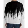Men's 3D Printed Poker Long Sleeve T-Shirt Top