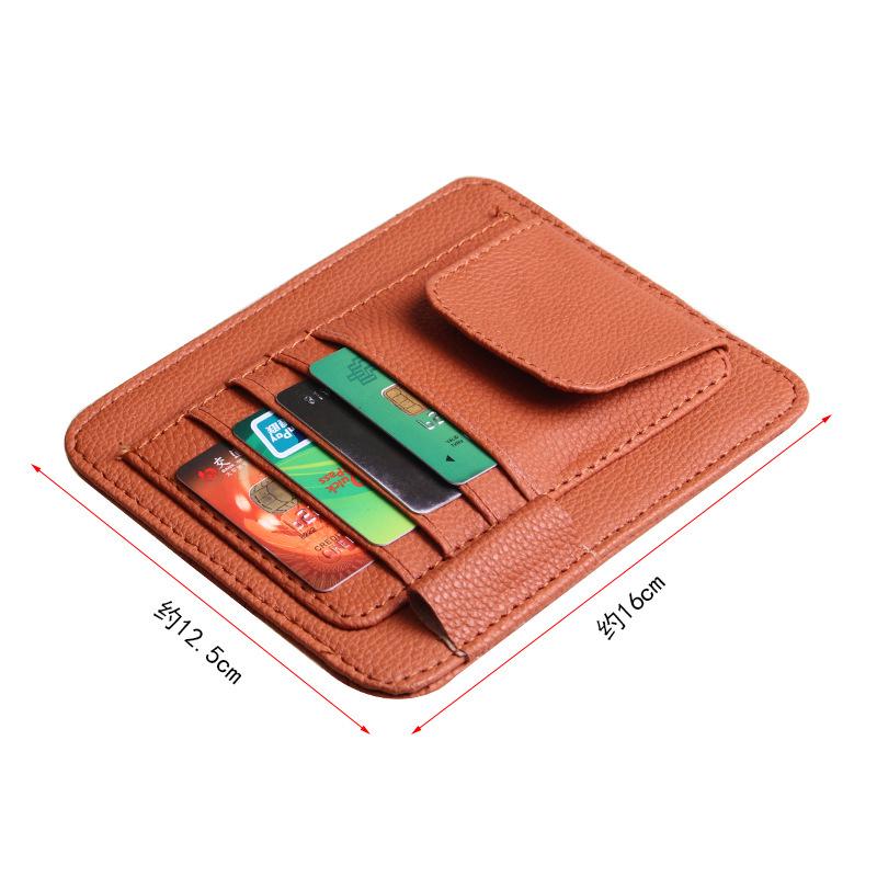 Car Sun Visor Glasses & Card Holder Clip R-7260