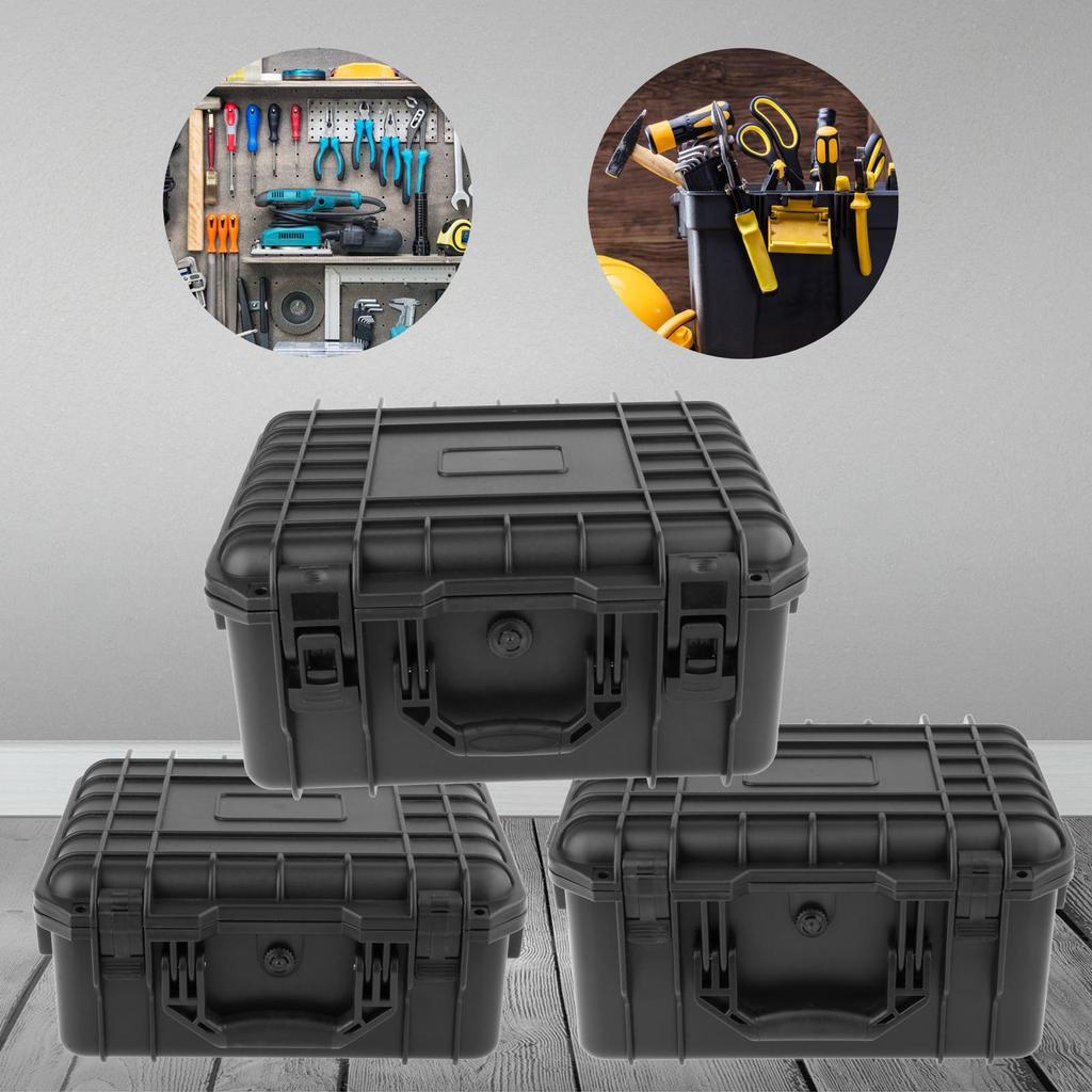 Box with Sponge, Waterproof Case, Impact-resistant, Shockproof, Universal Storage Case for Outdoor