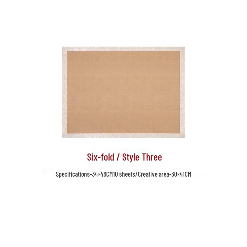 Retro Xuan Paper Semi-ripe Calligraphy Notebook for National Exhibition Submissions