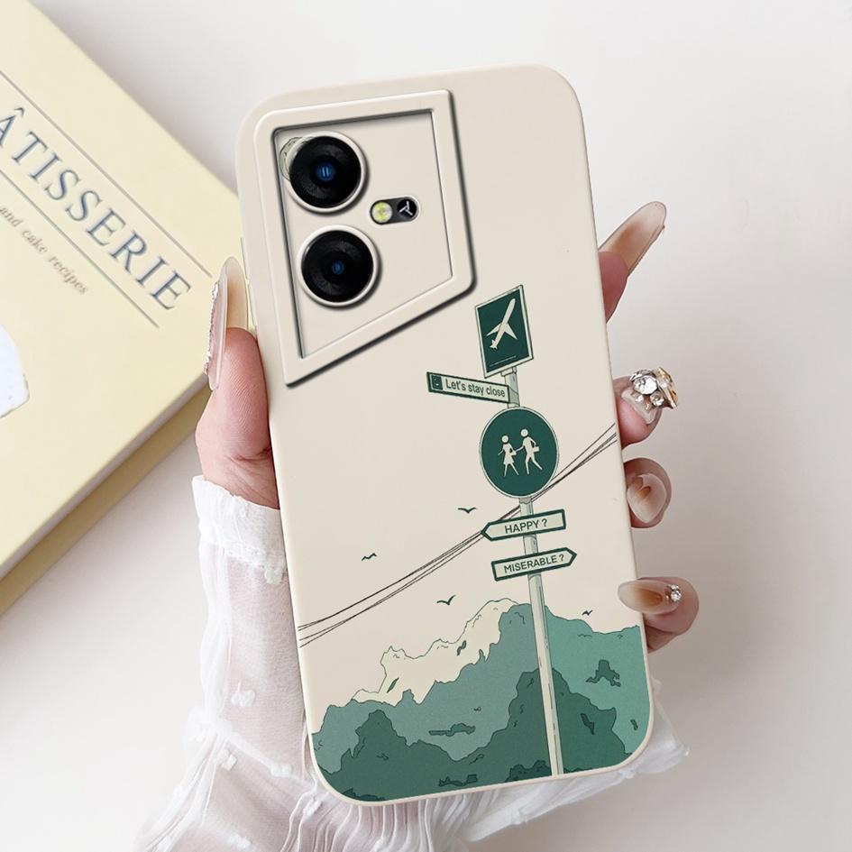 For Tecno Pova Neo Case LE6 LE6h Shockproof Cover Lovely Astronaut Liquid Silicone Bumper For Tecno Pova Neo 3 LH6n PovaNeo Etui
