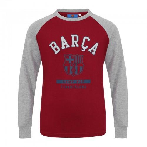 FC Barcelona Jungen Wappen Langarm-T-Shirt