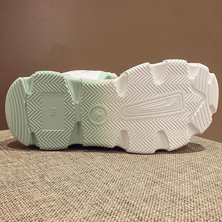 Roman Sandals Women's Flats Summer Fashion Rhinestone Hook&loop Ins Platform Shoes