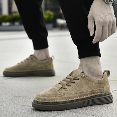 Fashion Spring Suede Outdoor Shoes Male Flats Breathable Mens Sneakers Men Casual Walking Shoes Male All-match Skate Footwear