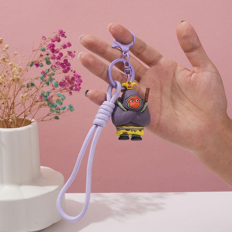 Yokai Anime Keychain Pendant: Cartoon Stray Mountain Doll Accessory & Bag Charm