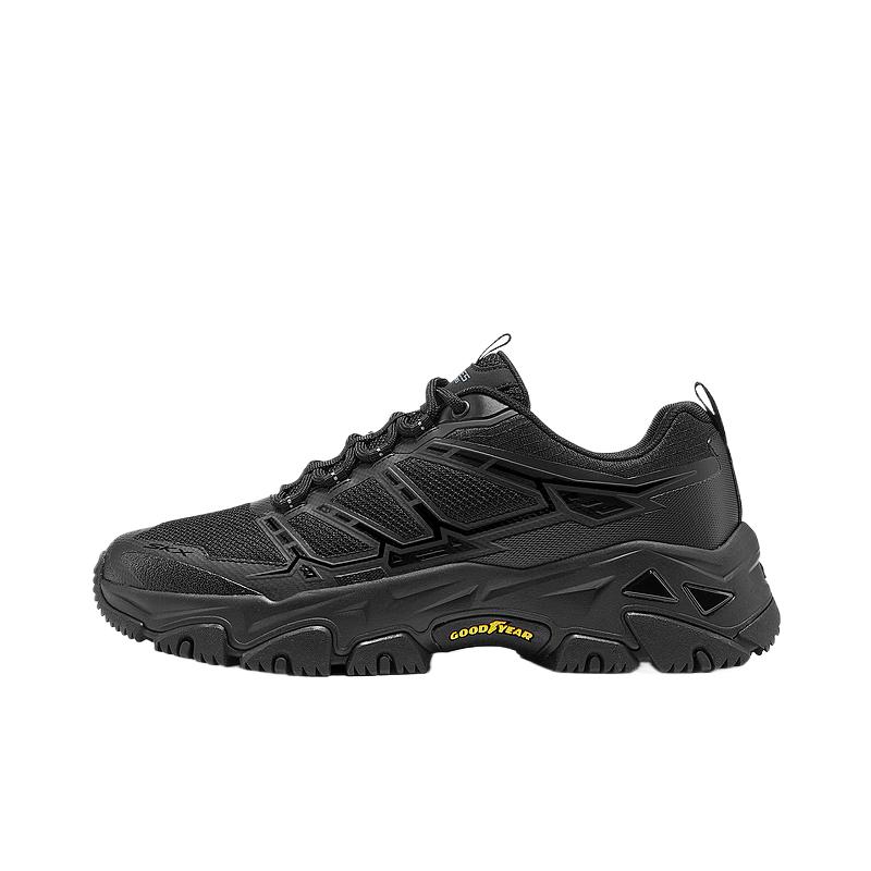 Skechers DLites Hiker Comfortable Fashion Versatile Soft Low-Top Outdoor Functional Shoes Men shoes 237718-BBK 39.5