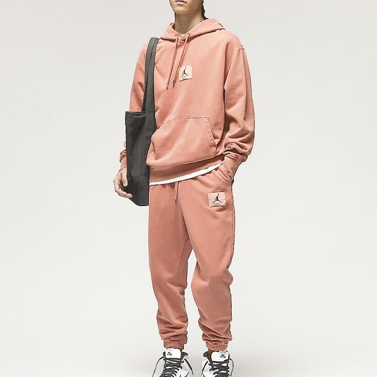 Air Jordan Essential Fleece Washed Trousers 'Orange' Men's FB7299-810