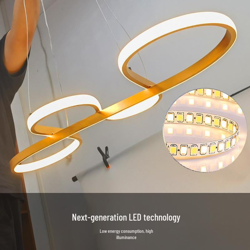 LED Modern Industrial Pendant Light for Dining, Bedroom, Living Room, or Bar - Creative and Stylish Design