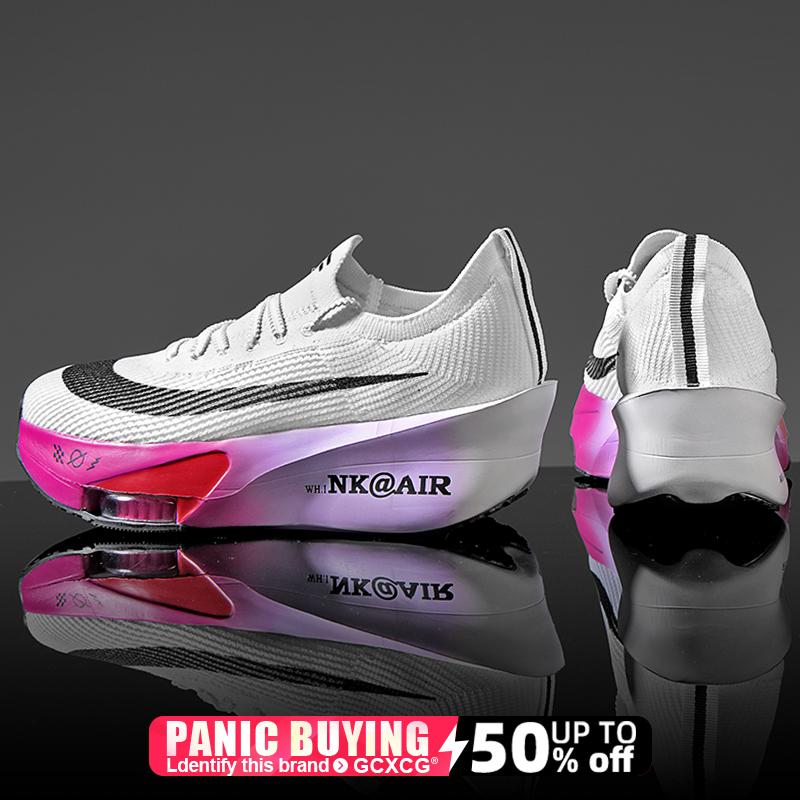 

Кроссовки для бега Специальные кроссовки для марафона с воздушной подушкой для мужчин и женщин Спортивные дышащие легкие удобные нескользящие кроссовки для женщин 35