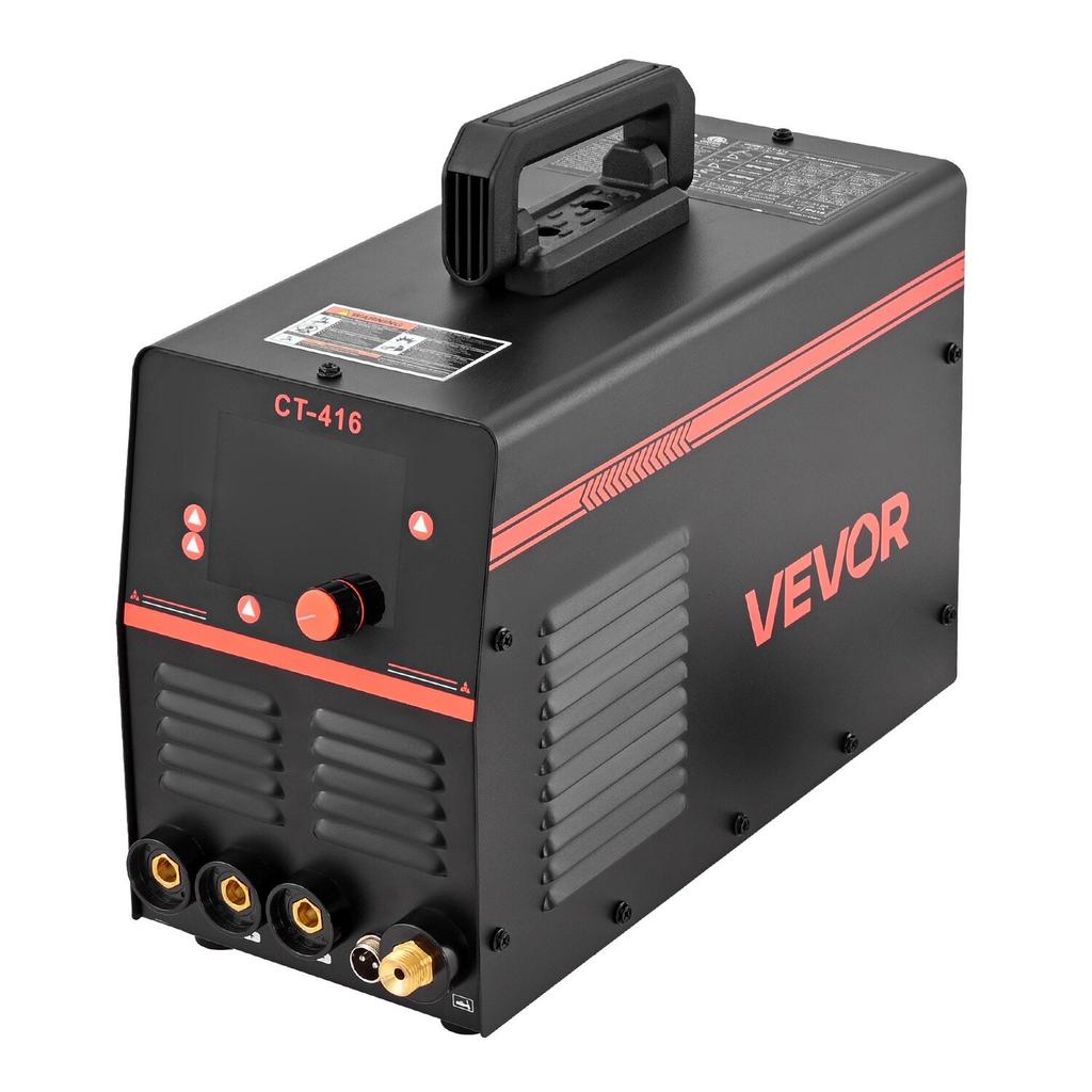 3-in-1 Plasma Cutter Welder Combo - CUT/TIG/MMA, 50A Plasma Cutting Machine & 200A TIG Stick Welder, LED Digital Display with 2T/4T/PA/PT Function for