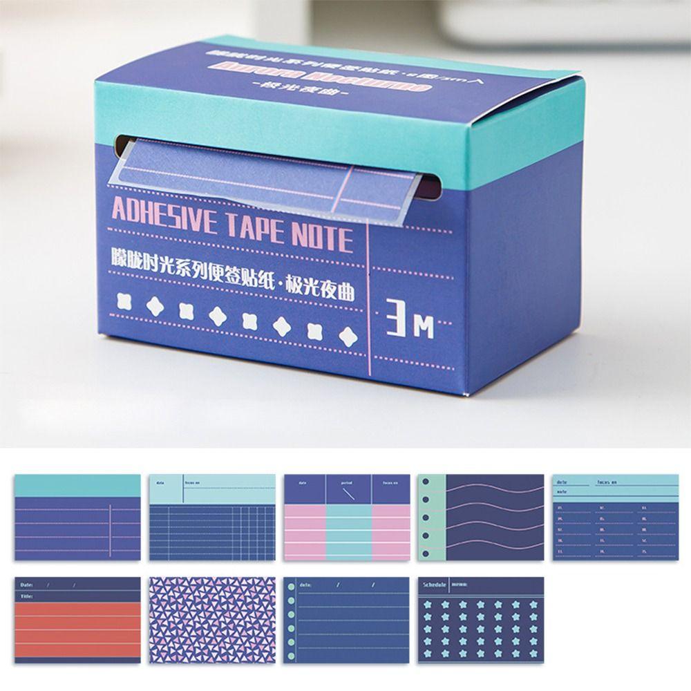 Journal Agenda Adhesive Tape Notes Keypoints Marker Study Sticky Note 3M Memo Pad  Student