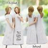 Resin Sister Statue Representing Friendship For Home Office Shelf Decors And Birthday Christmas Holiday Gift Present