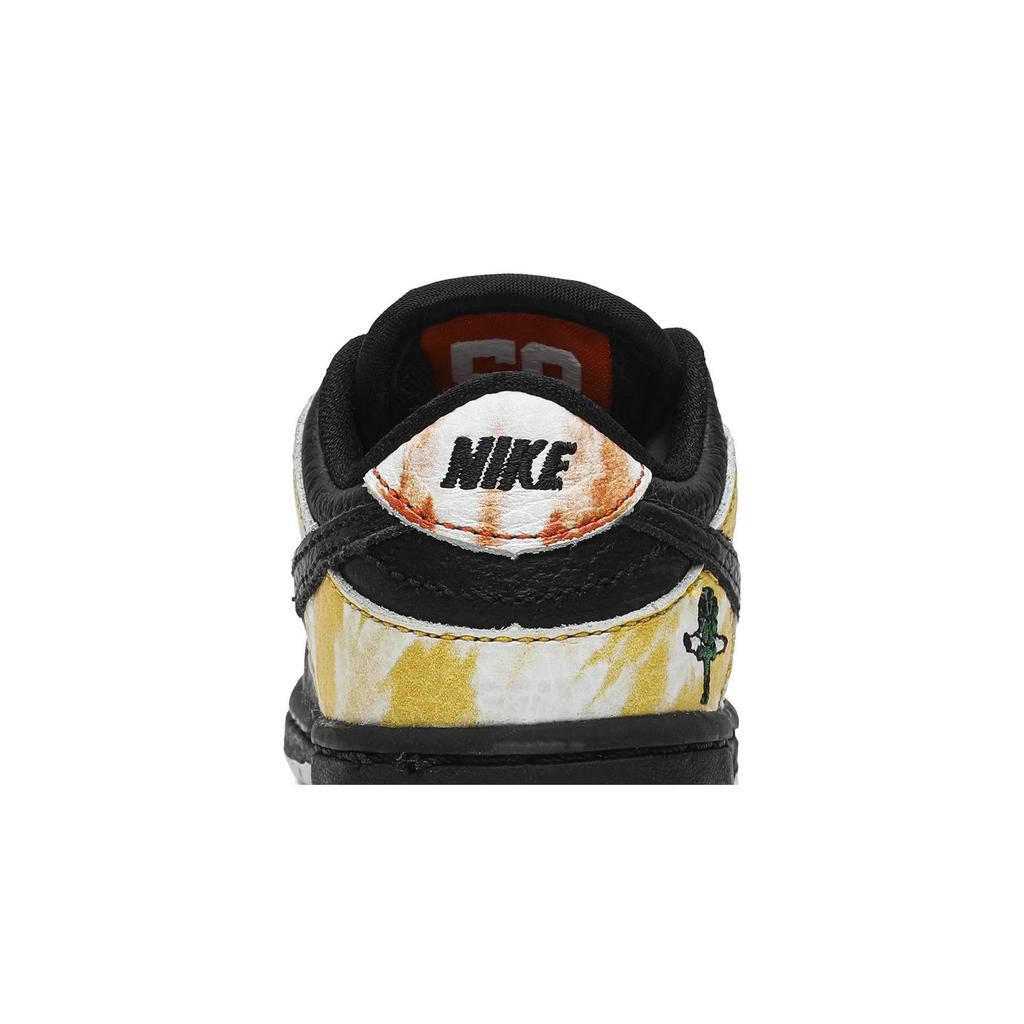 Nike Dunk SB Low Toddler 'Tie-Dye Raygun - Black' (Unisex) Black / Orange Flash / Black Toddler Shoes CJ1396 001