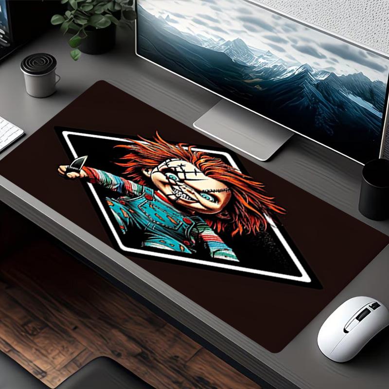 Bride of Chucky Print Mouse Pad, for Keyboard Pad Laptop PC Mat for Office Home Use, Desk Decor, Perfect Birthday Gift for Gamers