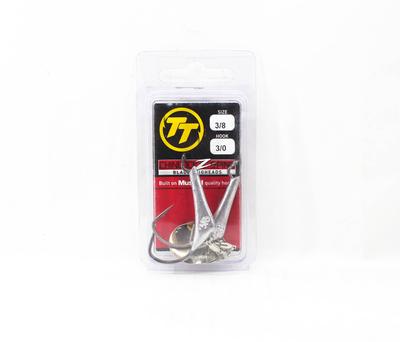 Tackle Tactics Tête plombée TT Chinlockz SpinZ NC 3/8 oz 3/0 2/paquet (7516)