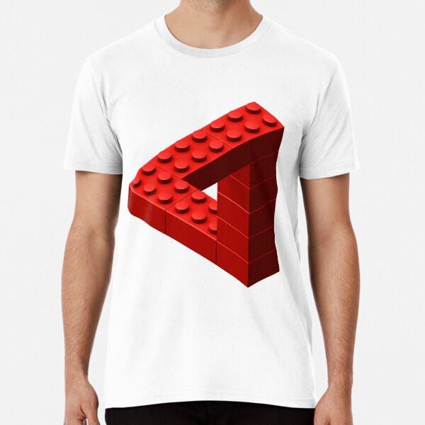 

Escher Toy Bricks - Red S to 5XL Made in the AU/USA T-Shirt XL