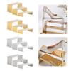 3 Pieces Riser Display Stands Stainless Steel Multipurpose Perfume Stand