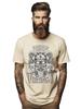PrintBar Nordic Vikings Bearded Skull Shield T-shirt - Funny and Fierce! Thunder