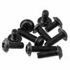 Blackened M4 Phillips Self-Tapping Screw with Washer - Round Head
