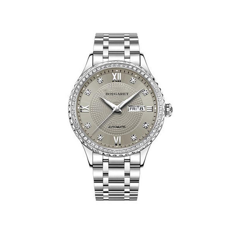 CQ416 Fashionable Men Watch Waterproof Luminous Calendar Brick Inlaid Quartz Watch Business Clock Giftwatches for Man