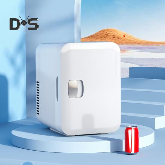 6L mini chladnička Multifunkční dóza na nápoje Úspora energie Tichý provoz Přenosná kompaktní stolní chladnička