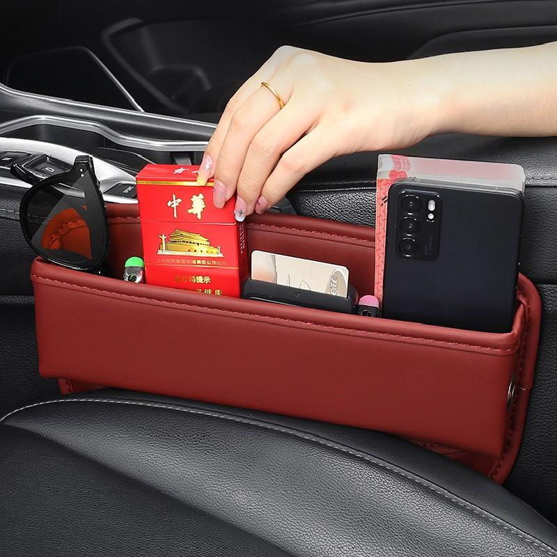 For Kia RIO K5/Optima /Lotze MG 2005~2011 Car Seat Gap Filler Storage Box With Charging Hole Sundries Organizer Case Accessories