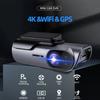 Kocam Dash Cam 4K 3840P Dash Camera for Cars WiFi GPS Car DVR Video Recorder With 24H Parking Monitor WDR Night Vision Black Box